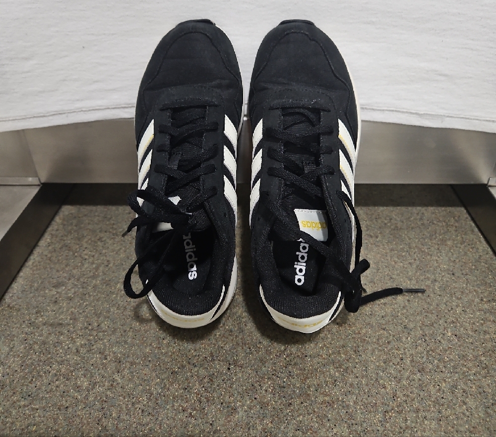 Adidas Black and White Sneakers - Picture 2 of 6